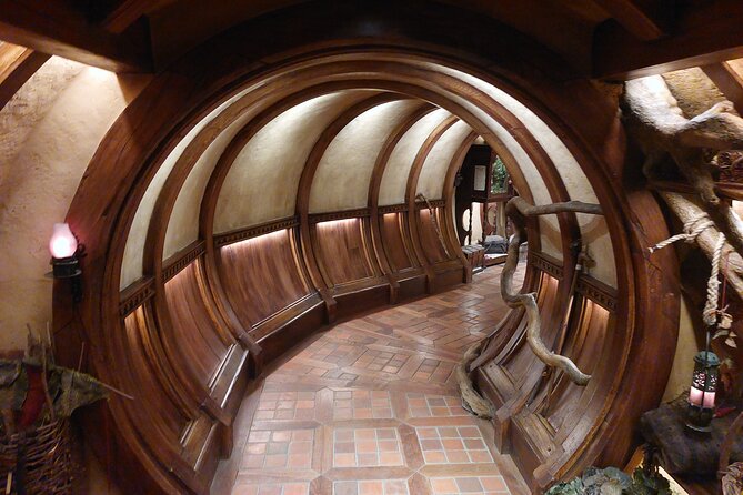 2-Day Hobbiton, Rotorua, Waitomo Caves Tour from Auckland with Accommodation - Walking into Hobbiton Movie Set