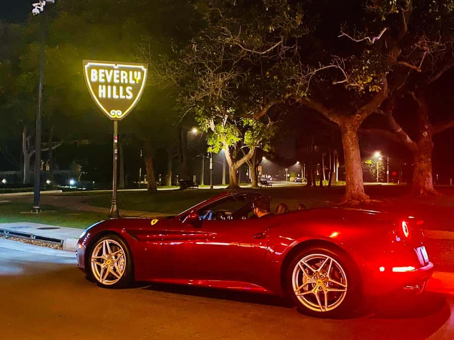 20 Min Ferrari tour in Hollywood (Drive or Be driven) - Hollywood Boulevard and the Walk of Fame