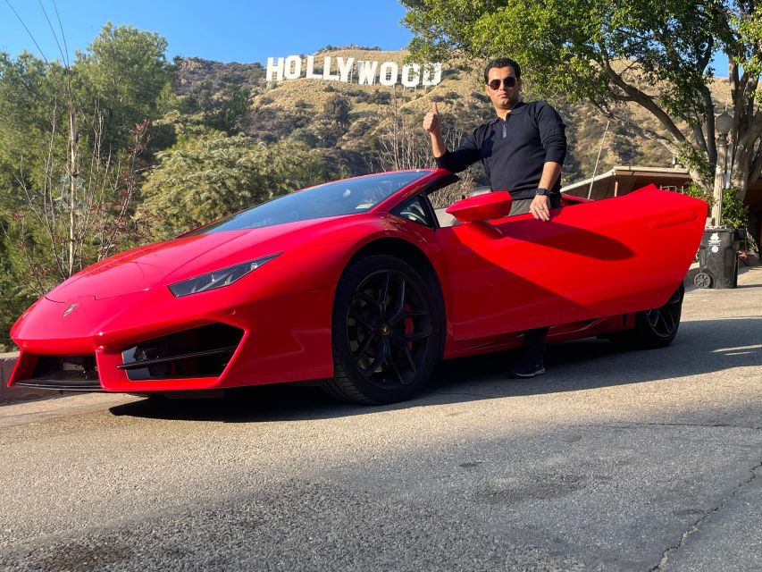 20 Min Lamborghini tour in Hollywood (Drive or be driven) - Meeting at 6808 Hollywood Boulevard