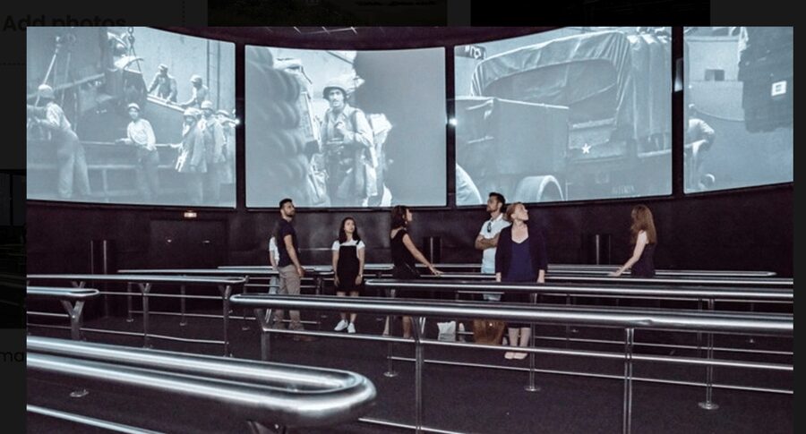 Arromanches 360 Circular Cinema Entry Ticket - Nine screens and 20 minutes of wartime footage