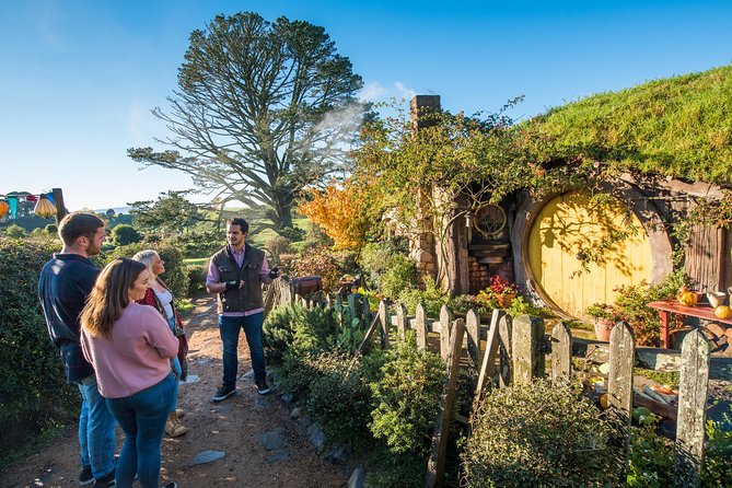 Auckland to Rotorua via Hobbiton Movie Set Tour - One Way - Walking through the 44 Hobbit holes