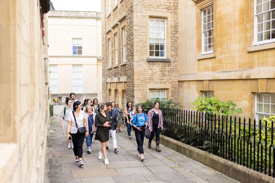 Discover Bath and Bridgerton with Music - Starting beside the World Heritage Centre