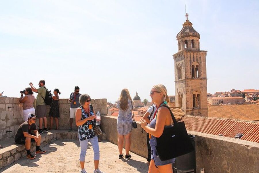Dubrovnik: Game of Thrones and City Walls Walking Tour - Lovrijenac Fortress and the view toward Blackwater Bay