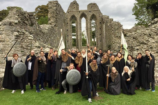 From Dublin: Game of Thrones Winterfell Locations Trek - Inch Abbey and the King in the North
