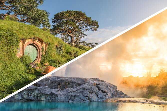 Hobbiton & Rotorua Small Group Tour including Te Puia from Auckland - Walking through Hobbiton’s 12 acres