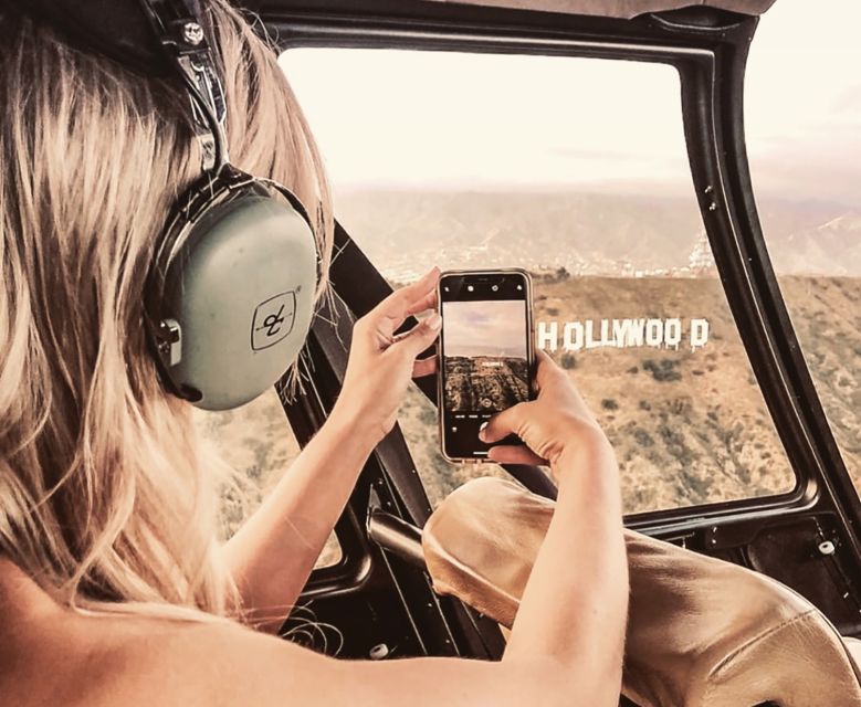 Hollywood & Beverly Hills Celebrity Helicopter Tour - From Burbank Airport to Beverly Hills and Bel Air