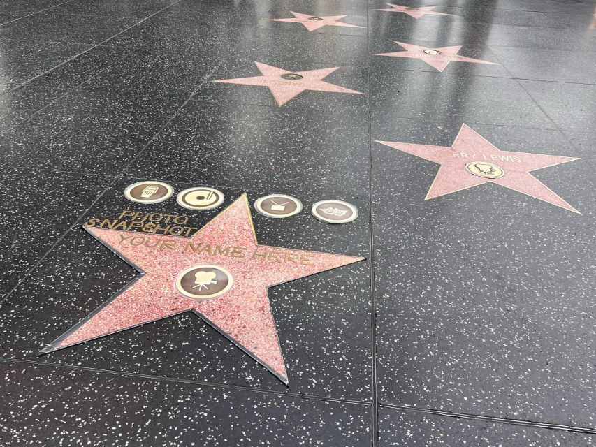Hollywood: Make Your Own Star Walk of Fame Photo Experience - The star, the setting, and the main limitation