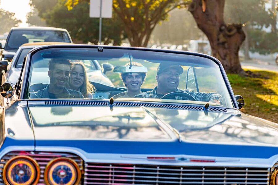Hollywood: Oscars Tour in a 1964 Impala Lowrider - Chasing the Hollywood Sign from Mulholland