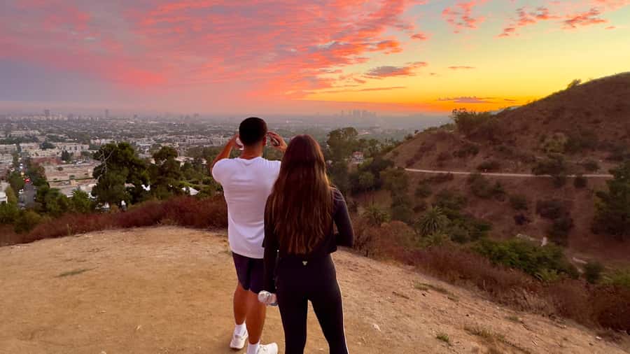 Hollywood Walking & Hiking Sunset Tour with LA Skyline Views - Meeting Scott outside Ovation Hollywood