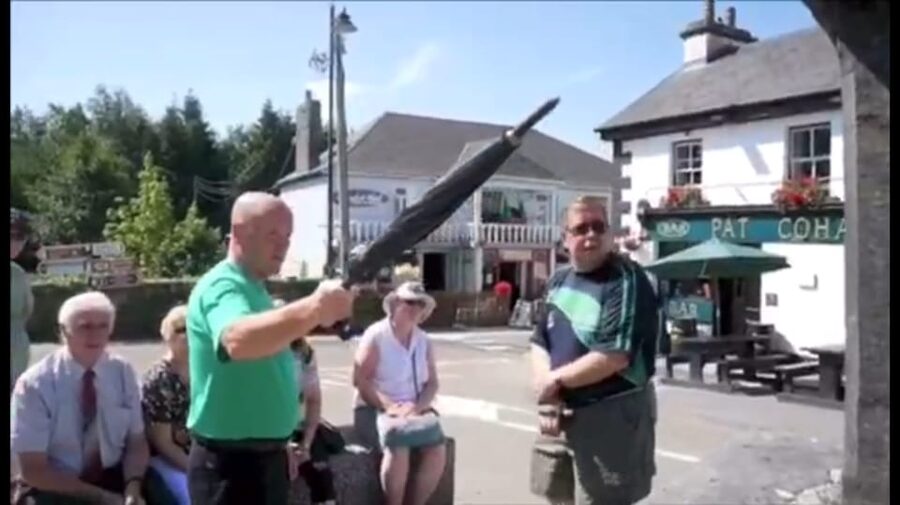 Ireland: The Quiet Man Museum and Film Location Guided Tour - Standing at the famous fight scene location