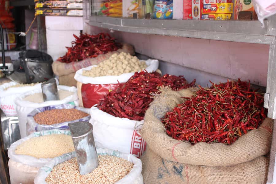 Jaipur: Food Tour and Indian Movie Experience - Meeting your guide outside the temple