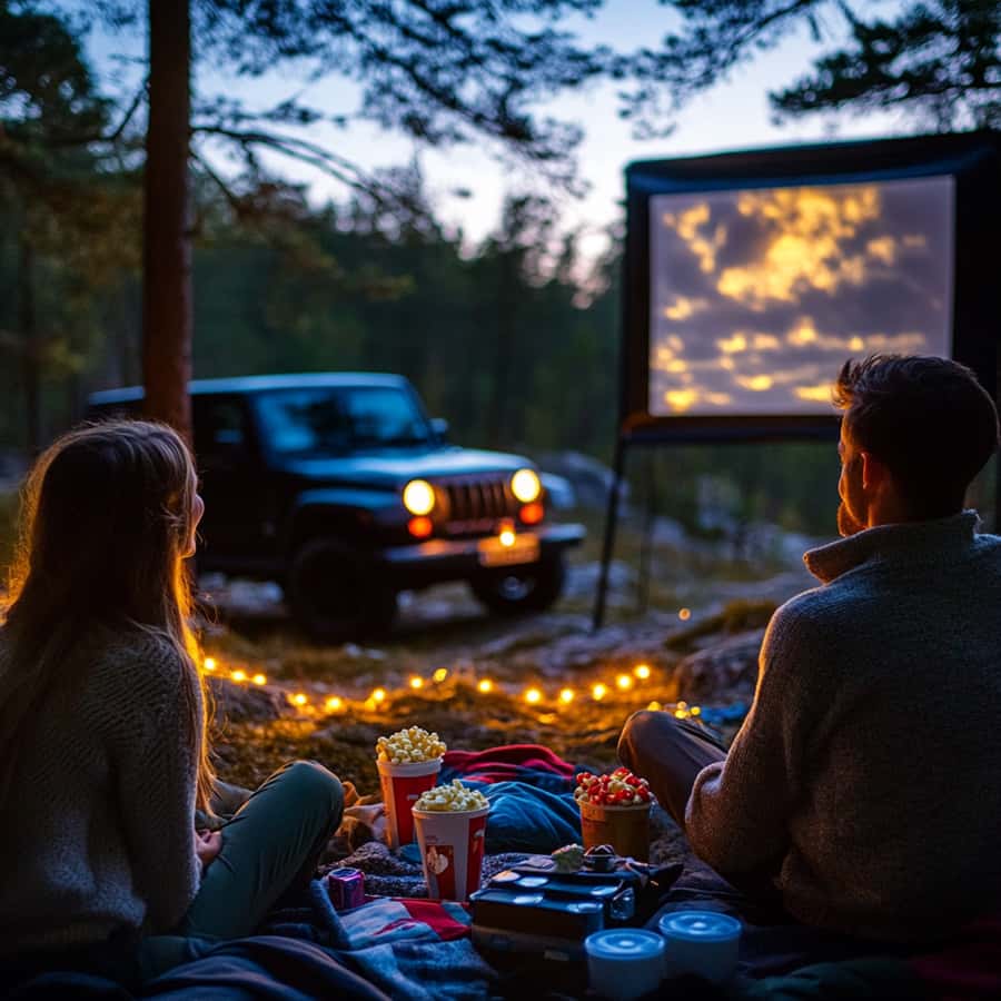 Las Vegas: Couple's Movie Night in the Mountains - Key points at a glance