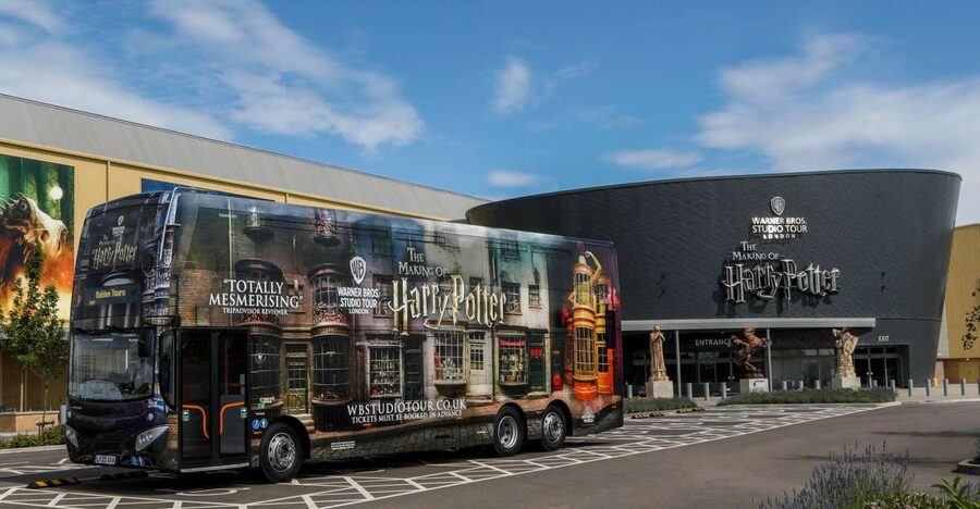 London: Warner Bros. Studio Harry Potter Tour & Branded Bus - Diagon Alley, Gringotts, and wand-making details