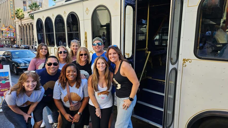 Los Angeles: #1 Trolley Bus Hollywood Sightseeing Tour - The Original Farmers Market stop