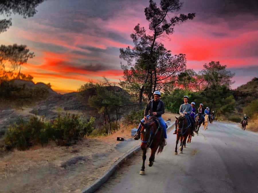 Los Angeles: Evening 2-Hour Hollywood Horseback Riding Tour - Key points to know before booking