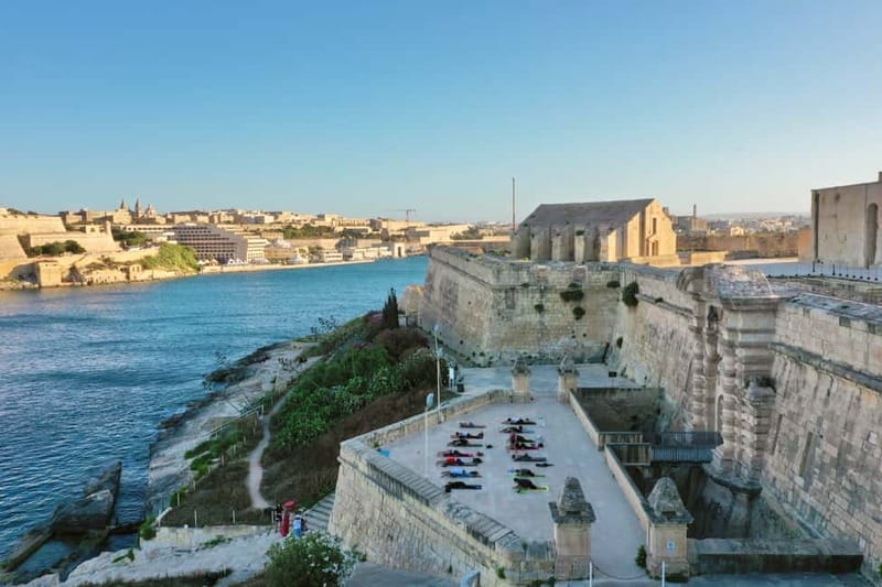 Malta: Game of Thrones Location Yoga Class - Yoga at Manoel Fort, with Valletta in view