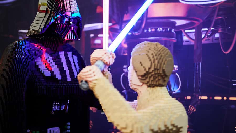 Melbourne Museum: LEGO® Star Wars: The Exhibition Ticket - The display route: battles, ships, and famous scenes
