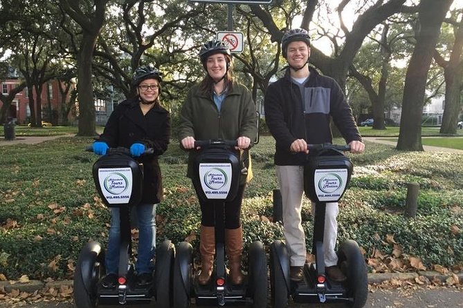 Movie Locations Segway Tour of Savannah - Lafayette Square and the Cathedral of St. John the Baptist