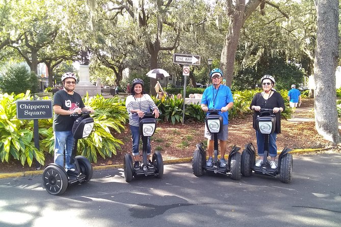 Movie Locations Segway Tour of Savannah - Forrest Gump, the bus stop, and a useful correction