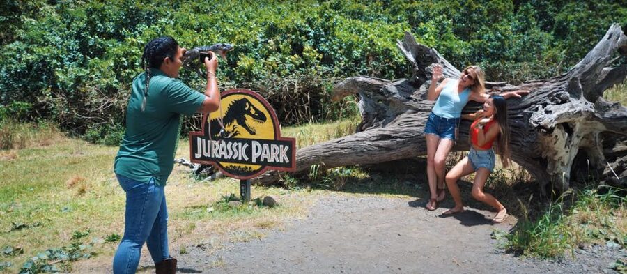 Oahu: Kualoa Jurassic Movie Set Adventure Tour - Riding into Jurassic Valley from Kualoa Ranch