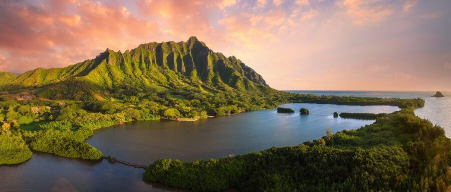 Oahu: Kualoa Movie Sites, Jungle, and Buffet Tour Package - Kaaawa Valley by vintage bus