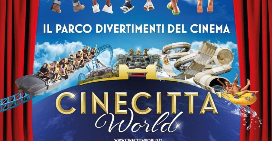 Rome: Cinecittà World the Cinema Theme Park - Volarium, Inferno, Jurassic War, and Altair