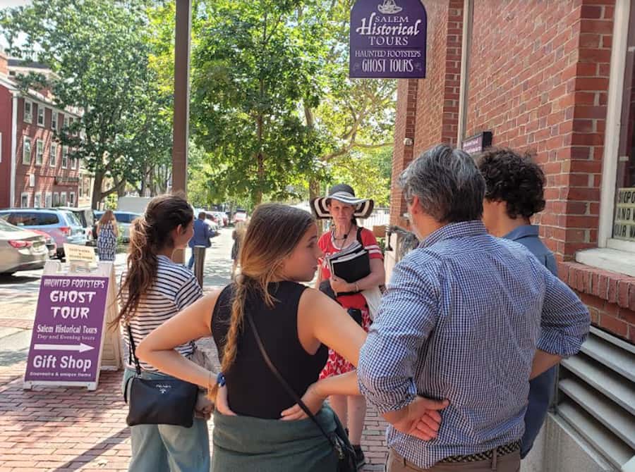 Salem: Hocus Pocus Movies and More Tour - Starting at the purple sign on Essex Street