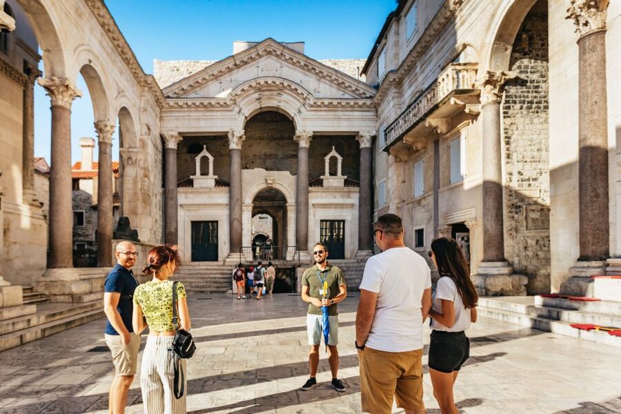 Split: Game of Thrones Small Group Tour of Filming Locations - A history walk with a Game of Thrones frame