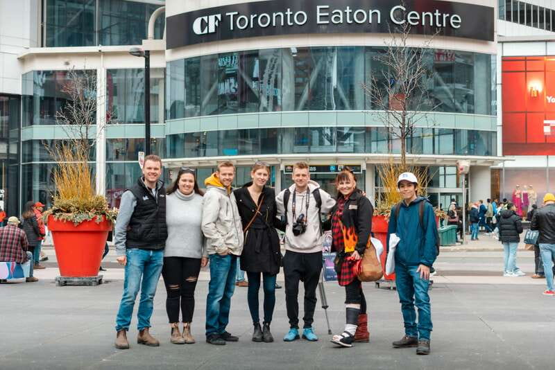 Toronto: Hollywood North Experience Film & TV Tour - A local café and the theatre district