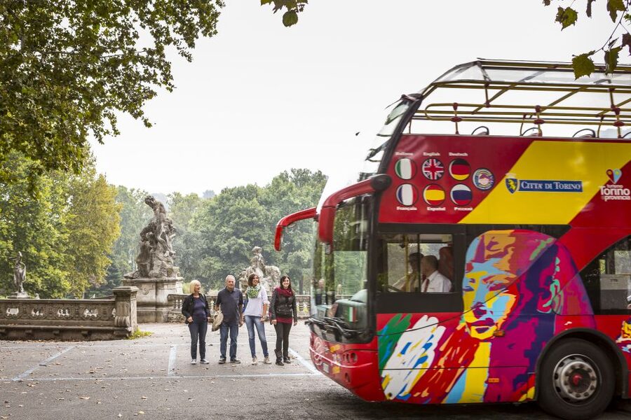 Turin: Cinema Museum and Bus Tour - Using the hop-on hop-off bus across Turin