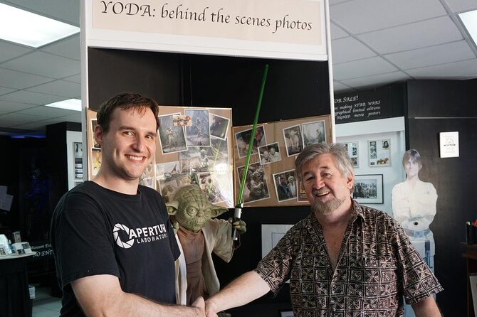 Yoda Guy Movie Exhibit (Hologram Tour) and Star Wars Celebrity - Nick Maley brings the films to life